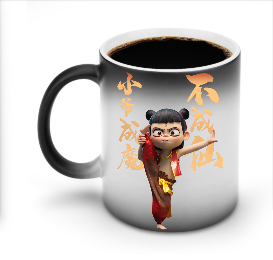 （画像用） Ne Zha 2 ナタ 魔童の大暴れ 温度変色マグカップ