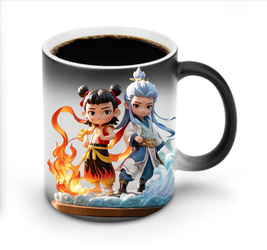 （画像用） Ne Zha 2 ナタ 魔童の大暴れ 温度変色マグカップ