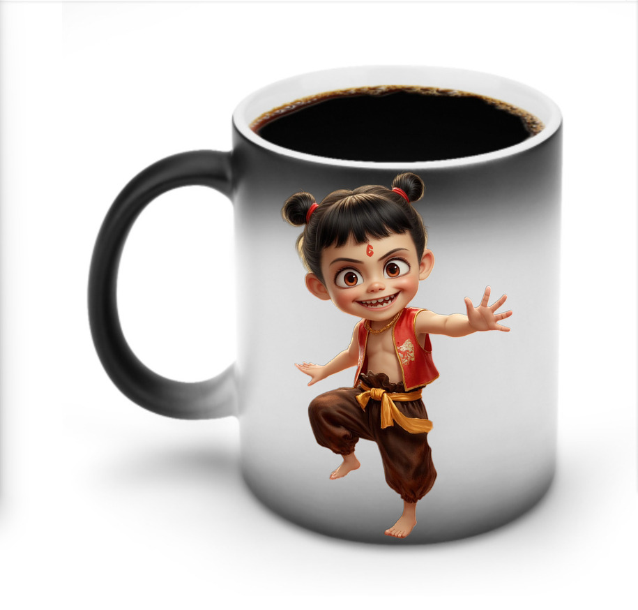 （画像用） Ne Zha 2 ナタ 魔童の大暴れ 温度変色マグカップ