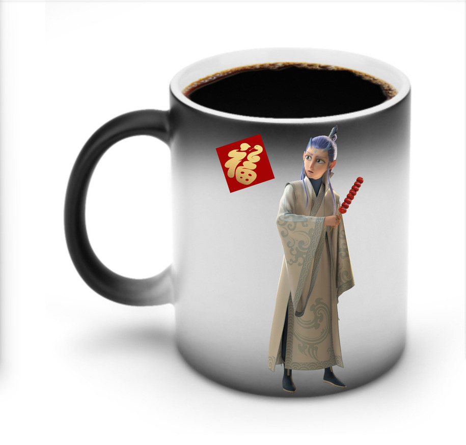 （画像用） Ne Zha 2 ナタ 魔童の大暴れ 温度変色マグカップ