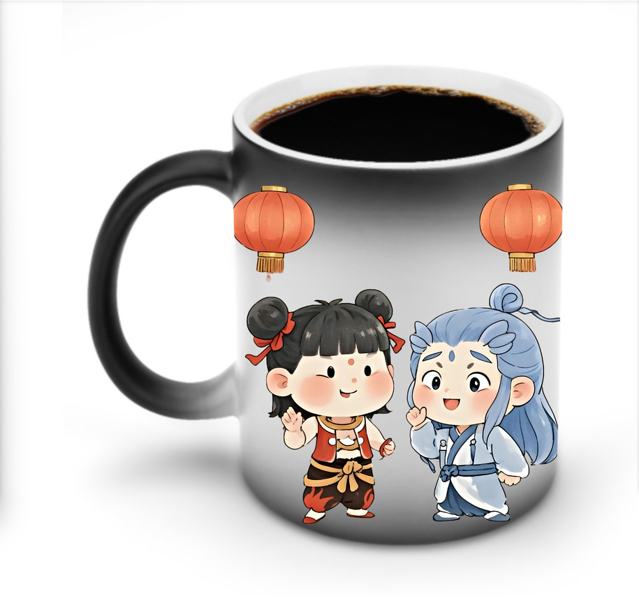 （画像用） Ne Zha 2 ナタ 魔童の大暴れ 温度変色マグカップ