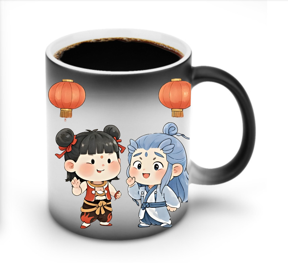 （画像用） Ne Zha 2 ナタ 魔童の大暴れ 温度変色マグカップ