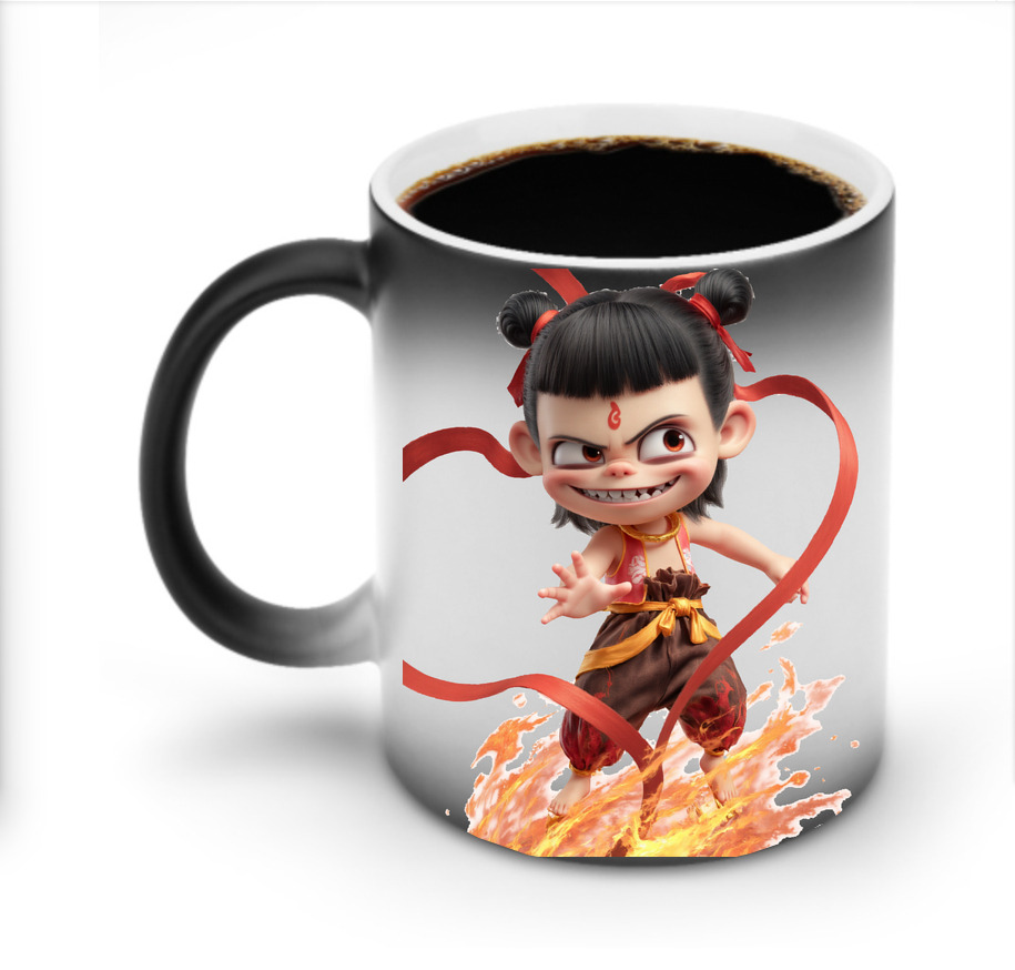 （画像用） Ne Zha 2 ナタ 魔童の大暴れ 温度変色マグカップ