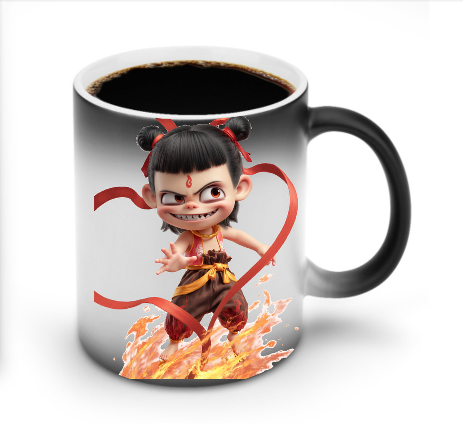 （画像用） Ne Zha 2 ナタ 魔童の大暴れ 温度変色マグカップ