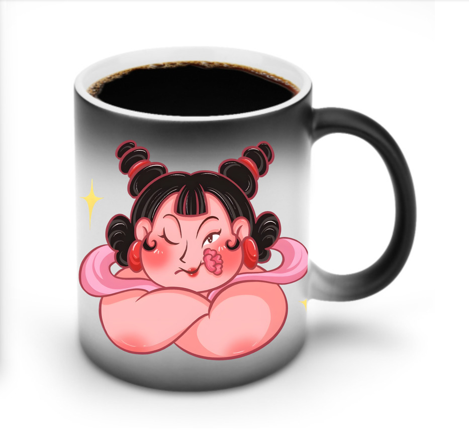 （画像用） Ne Zha 2 ナタ 魔童の大暴れ 温度変色マグカップ