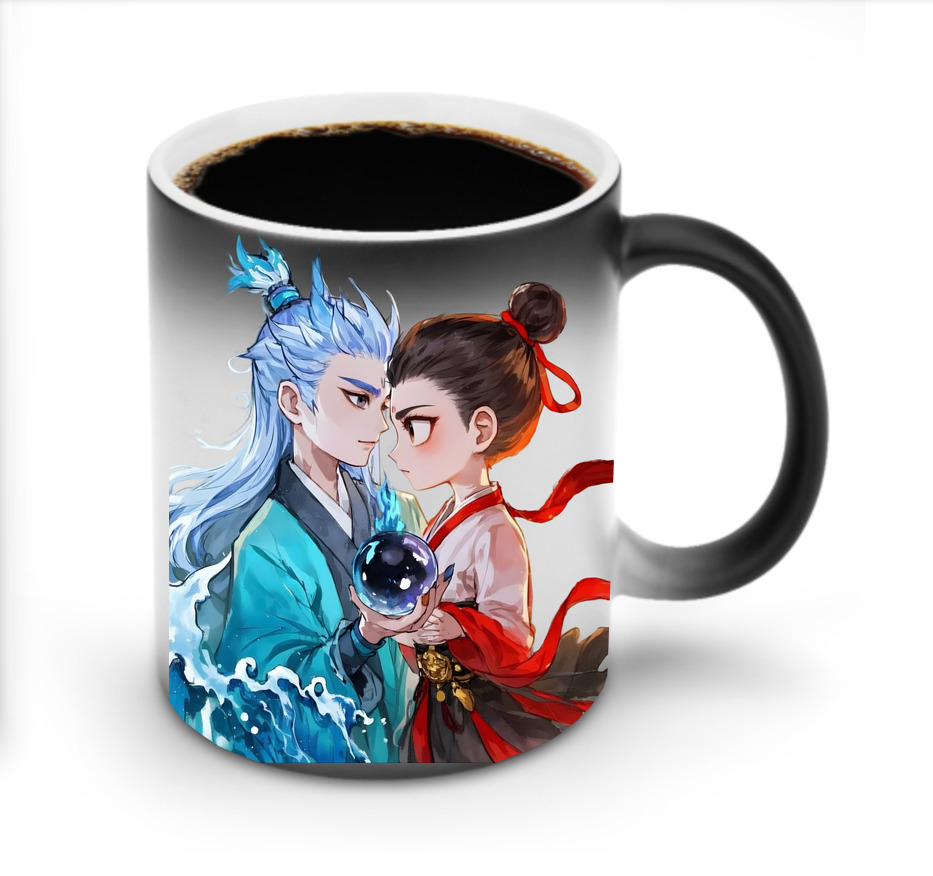 （画像用） Ne Zha 2 ナタ 魔童の大暴れ 温度変色マグカップ