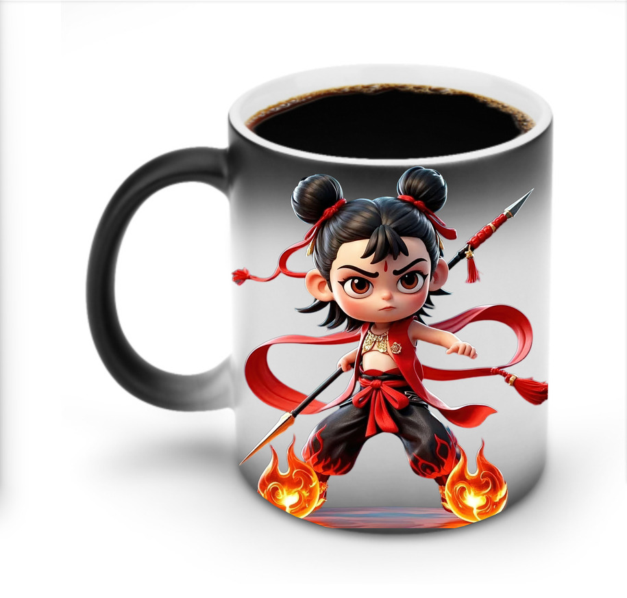 （画像用） Ne Zha 2 ナタ 魔童の大暴れ 温度変色マグカップ
