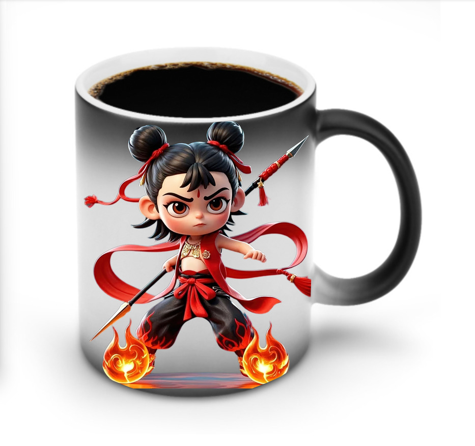 （画像用） Ne Zha 2 ナタ 魔童の大暴れ 温度変色マグカップ