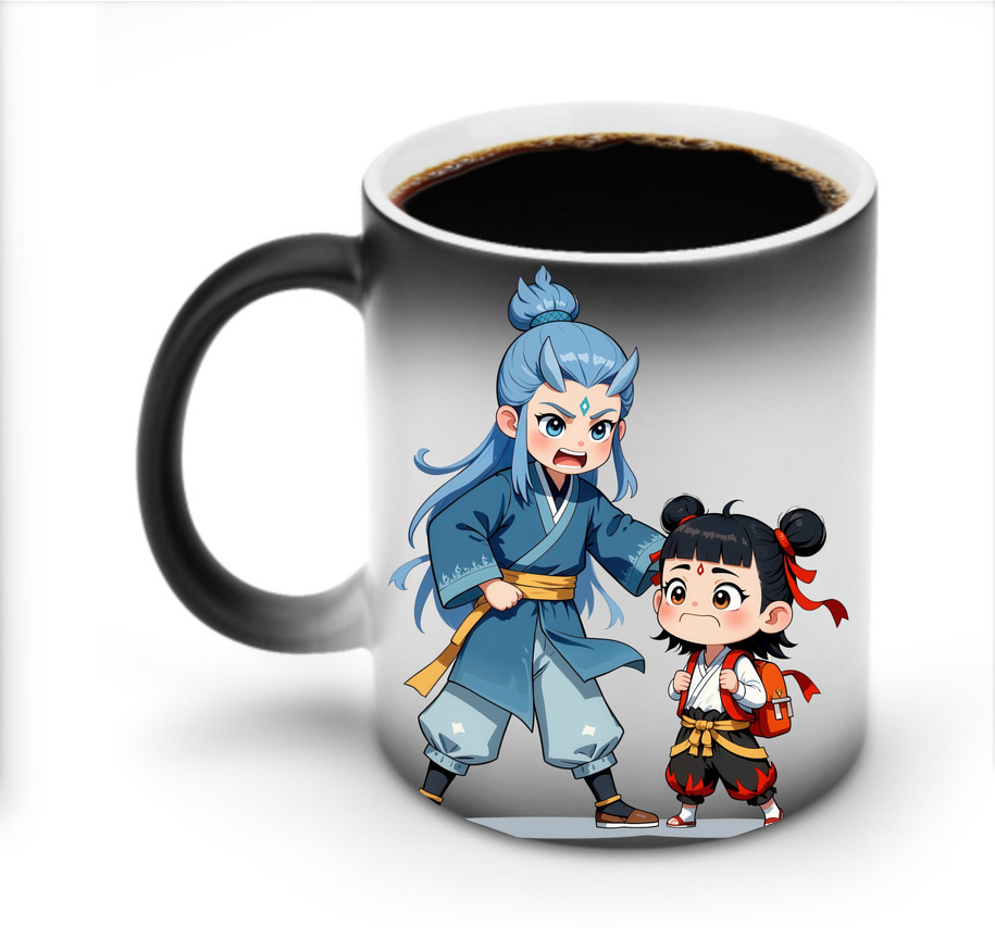 （画像用） Ne Zha 2 ナタ 魔童の大暴れ 温度変色マグカップ