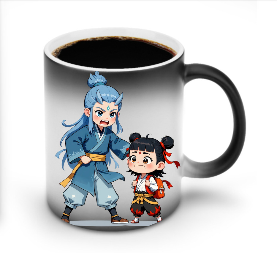 （画像用） Ne Zha 2 ナタ 魔童の大暴れ 温度変色マグカップ