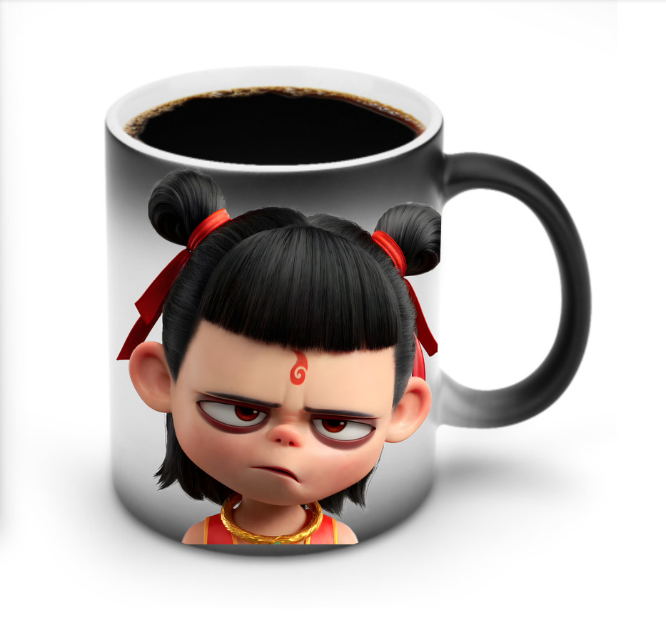 （画像用） Ne Zha 2 ナタ 魔童の大暴れ 温度変色マグカップ