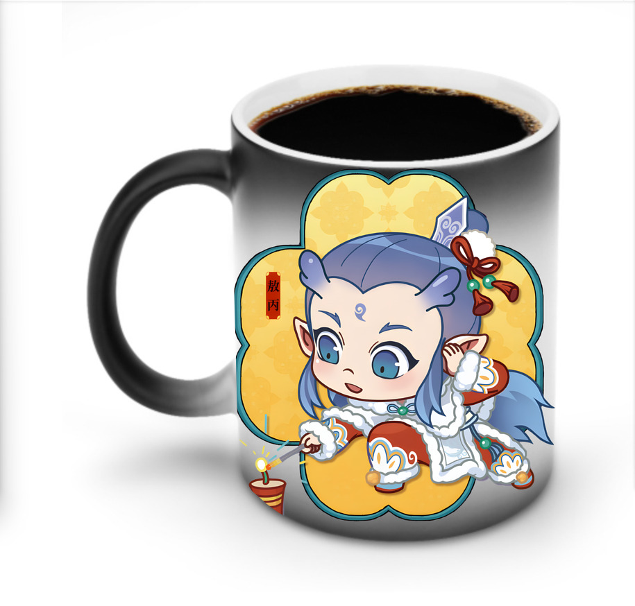 （画像用） Ne Zha 2 ナタ 魔童の大暴れ 温度変色マグカップ