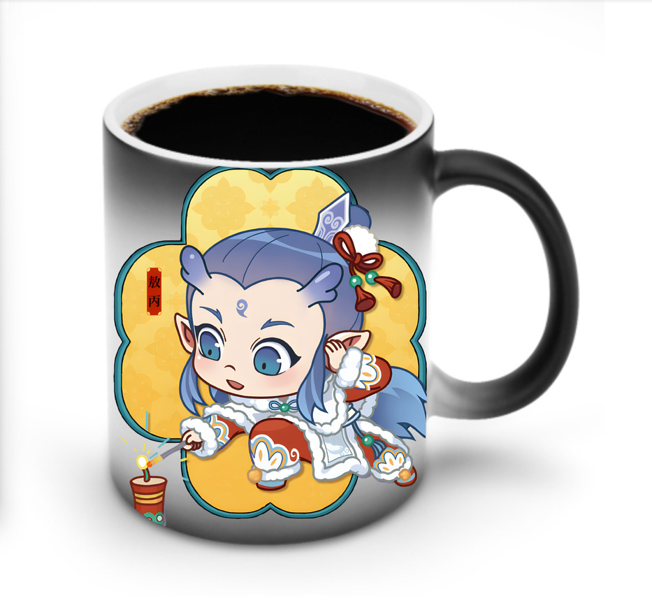 （画像用） Ne Zha 2 ナタ 魔童の大暴れ 温度変色マグカップ