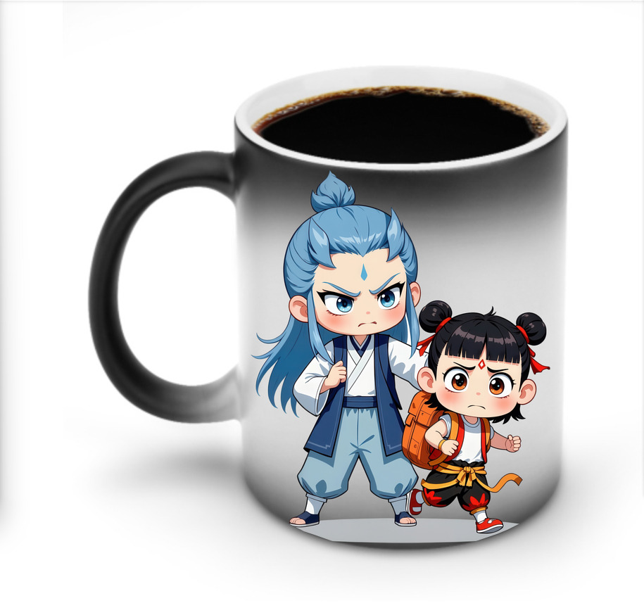 （画像用） Ne Zha 2 ナタ 魔童の大暴れ 温度変色マグカップ