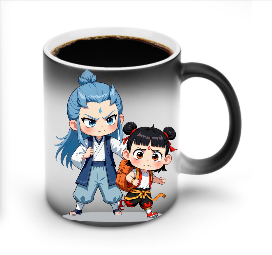 （画像用） Ne Zha 2 ナタ 魔童の大暴れ 温度変色マグカップ