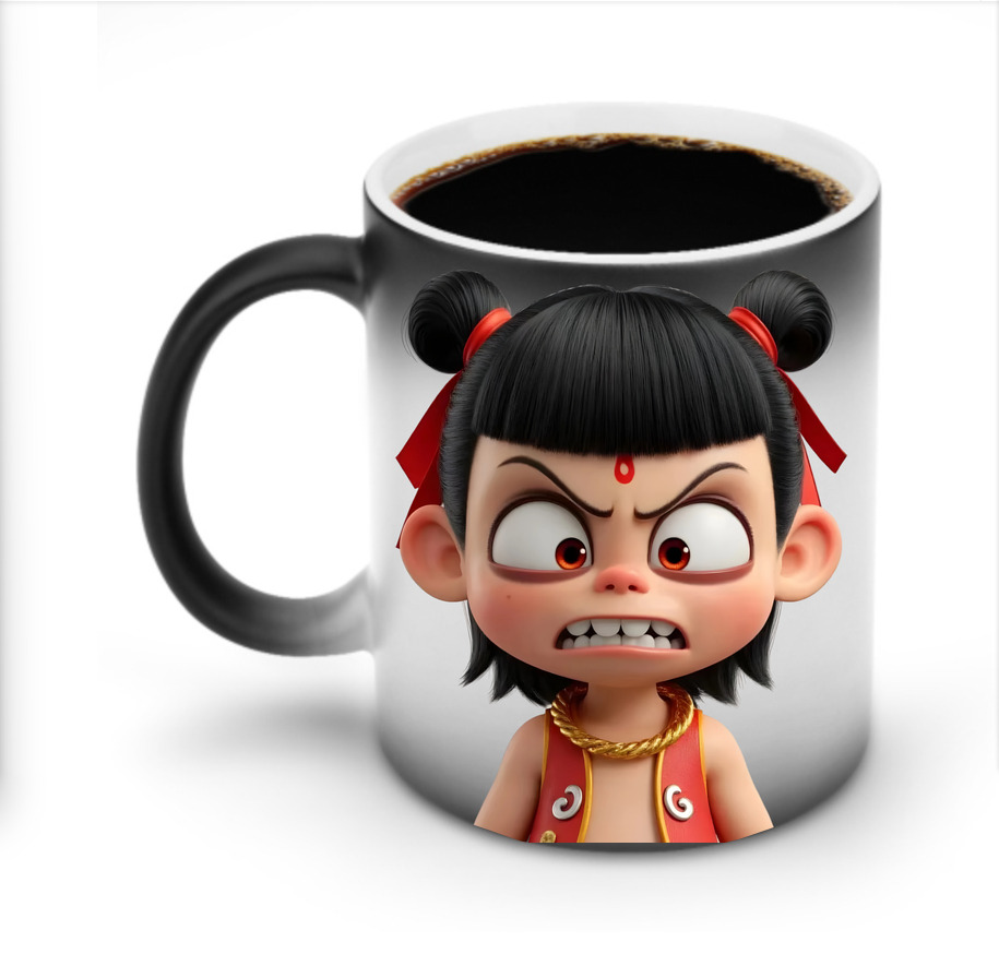 （画像用） Ne Zha 2 ナタ 魔童の大暴れ 温度変色マグカップ