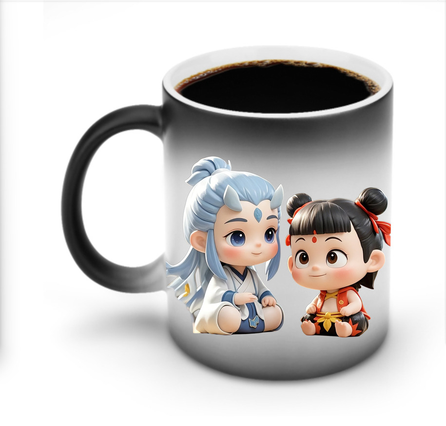 （画像用） Ne Zha 2 ナタ 魔童の大暴れ 温度変色マグカップ