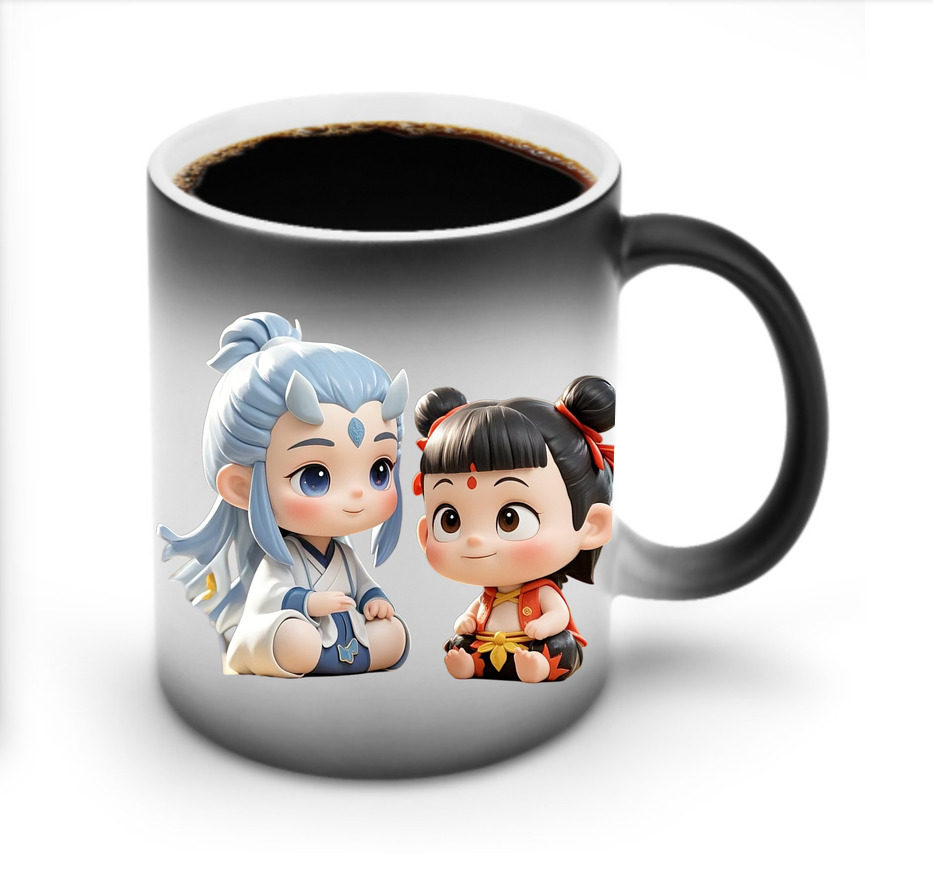 （画像用） Ne Zha 2 ナタ 魔童の大暴れ 温度変色マグカップ