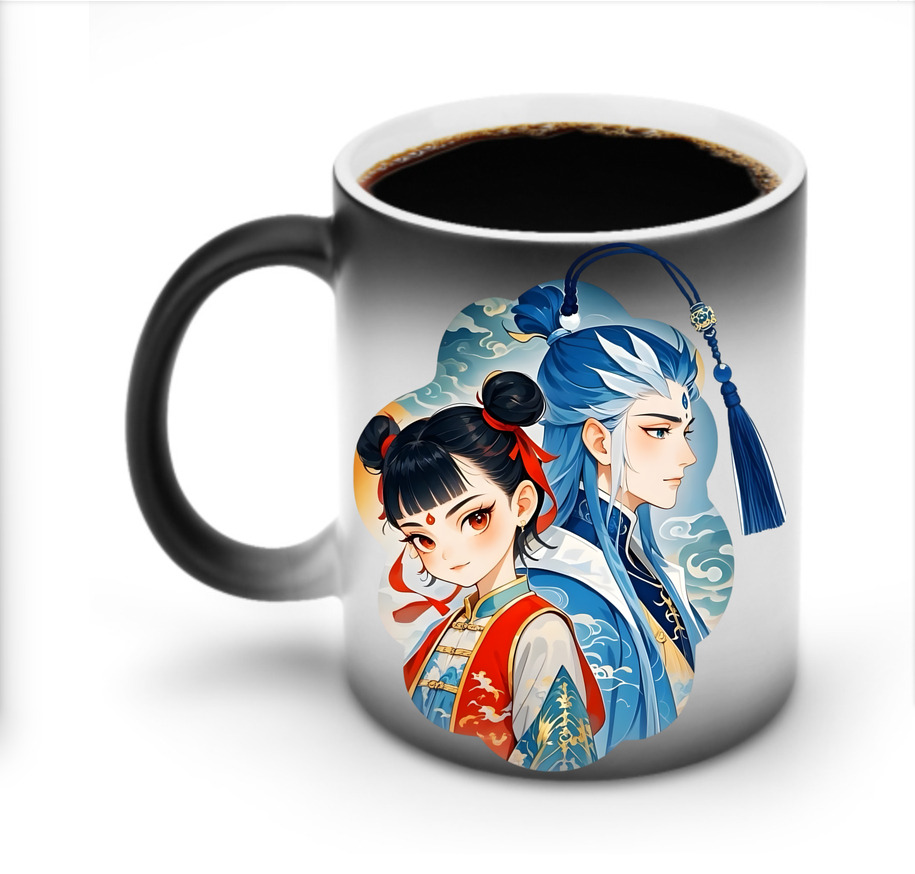（画像用） Ne Zha 2 ナタ 魔童の大暴れ 温度変色マグカップ