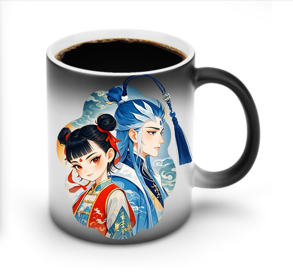 （画像用） Ne Zha 2 ナタ 魔童の大暴れ 温度変色マグカップ