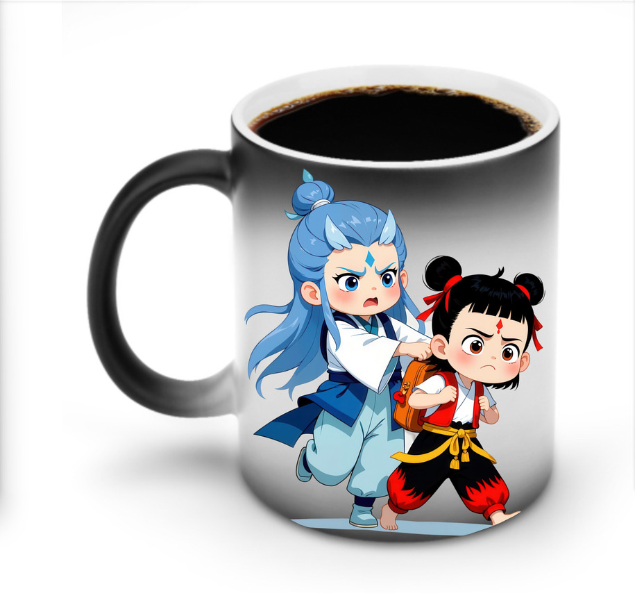 （画像用） Ne Zha 2 ナタ 魔童の大暴れ 温度変色マグカップ