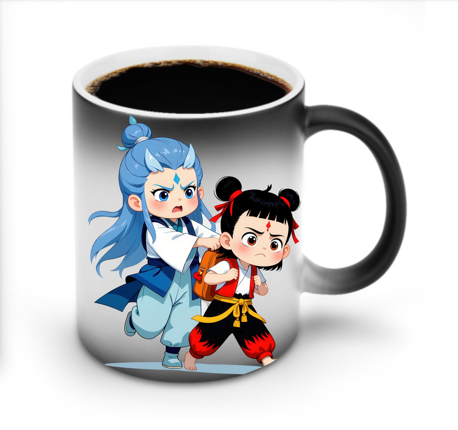 （画像用） Ne Zha 2 ナタ 魔童の大暴れ 温度変色マグカップ