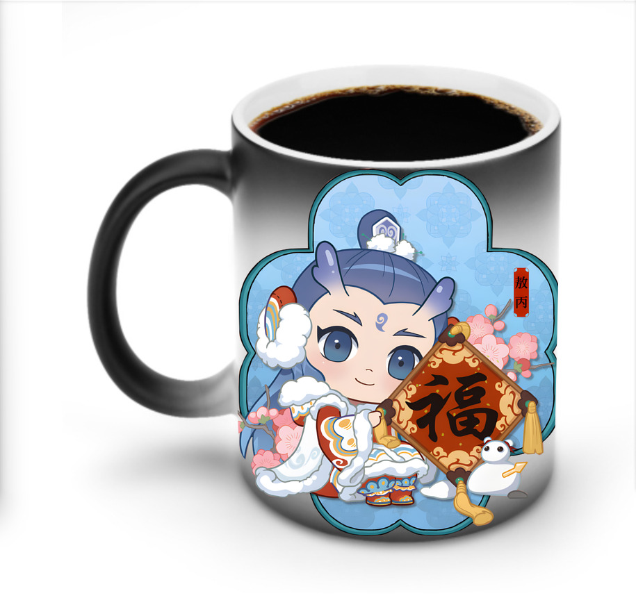 （画像用） Ne Zha 2 ナタ 魔童の大暴れ 温度変色マグカップ