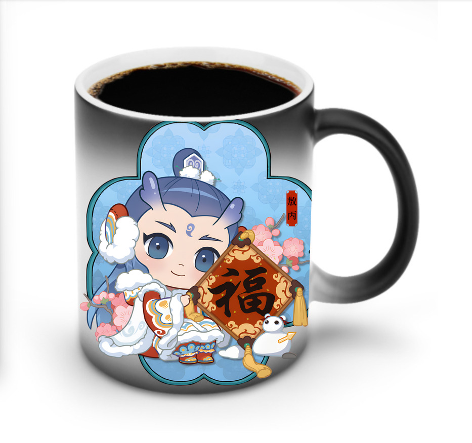 （画像用） Ne Zha 2 ナタ 魔童の大暴れ 温度変色マグカップ