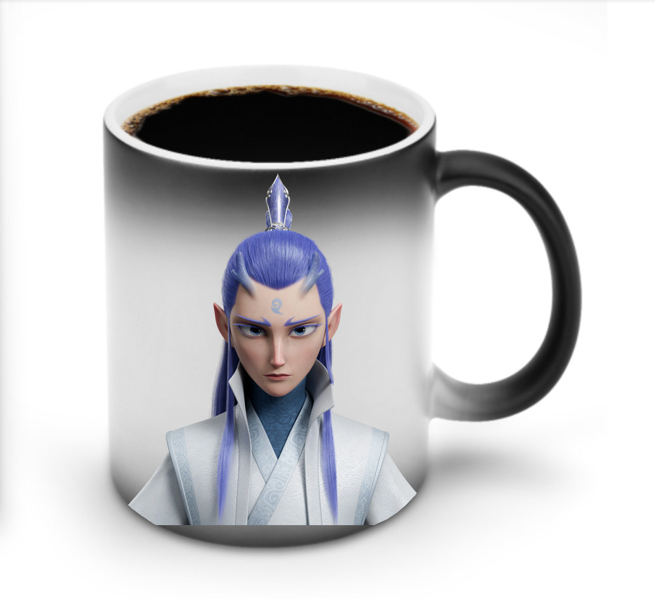 （画像用） Ne Zha 2 ナタ 魔童の大暴れ 温度変色マグカップ