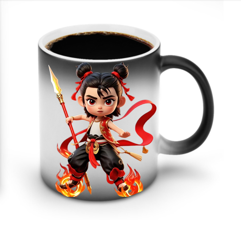 （画像用） Ne Zha 2 ナタ 魔童の大暴れ 温度変色マグカップ