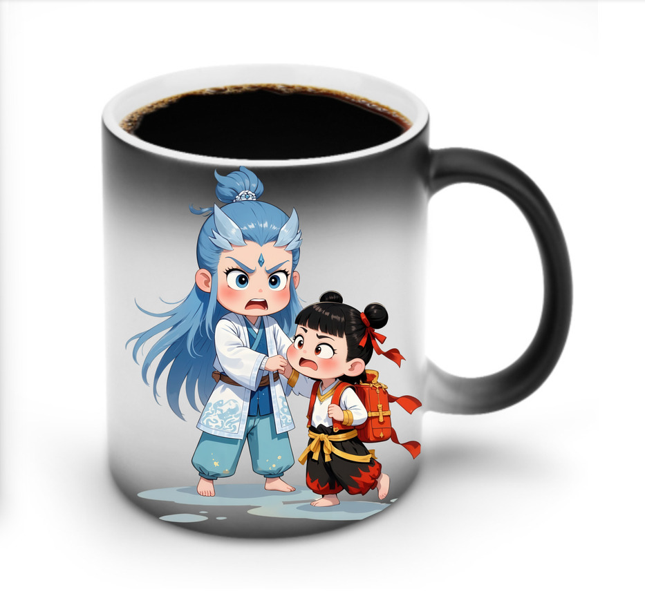 （画像用） Ne Zha 2 ナタ 魔童の大暴れ 温度変色マグカップ