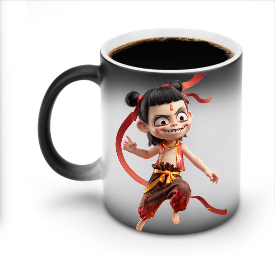 （画像用） Ne Zha 2 ナタ 魔童の大暴れ 温度変色マグカップ