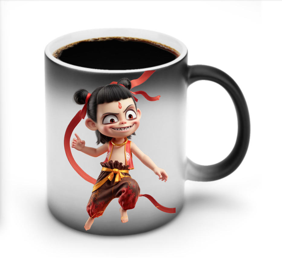 （画像用） Ne Zha 2 ナタ 魔童の大暴れ 温度変色マグカップ