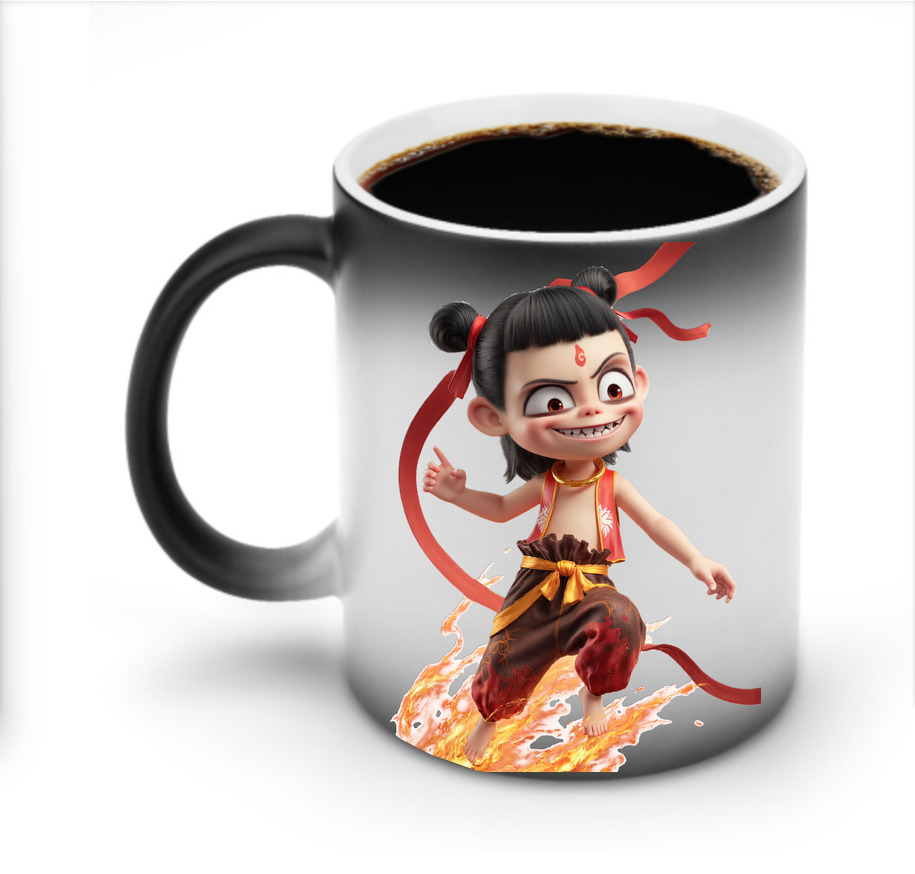 （画像用） Ne Zha 2 ナタ 魔童の大暴れ 温度変色マグカップ