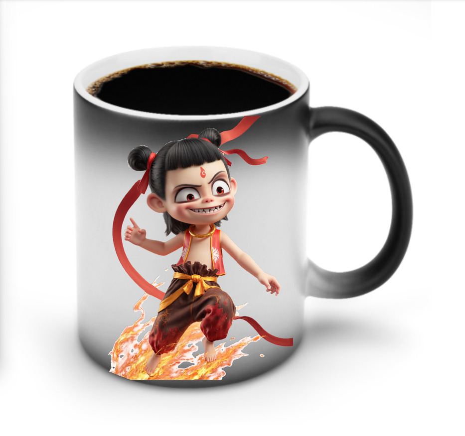 （画像用） Ne Zha 2 ナタ 魔童の大暴れ 温度変色マグカップ