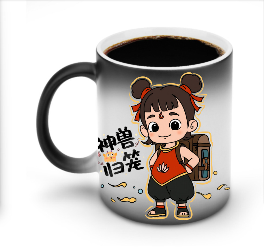 （画像用） Ne Zha 2 ナタ 魔童の大暴れ 温度変色マグカップ