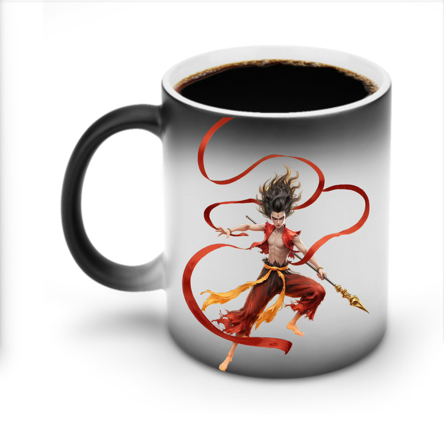 （画像用） Ne Zha 2 ナタ 魔童の大暴れ 温度変色マグカップ