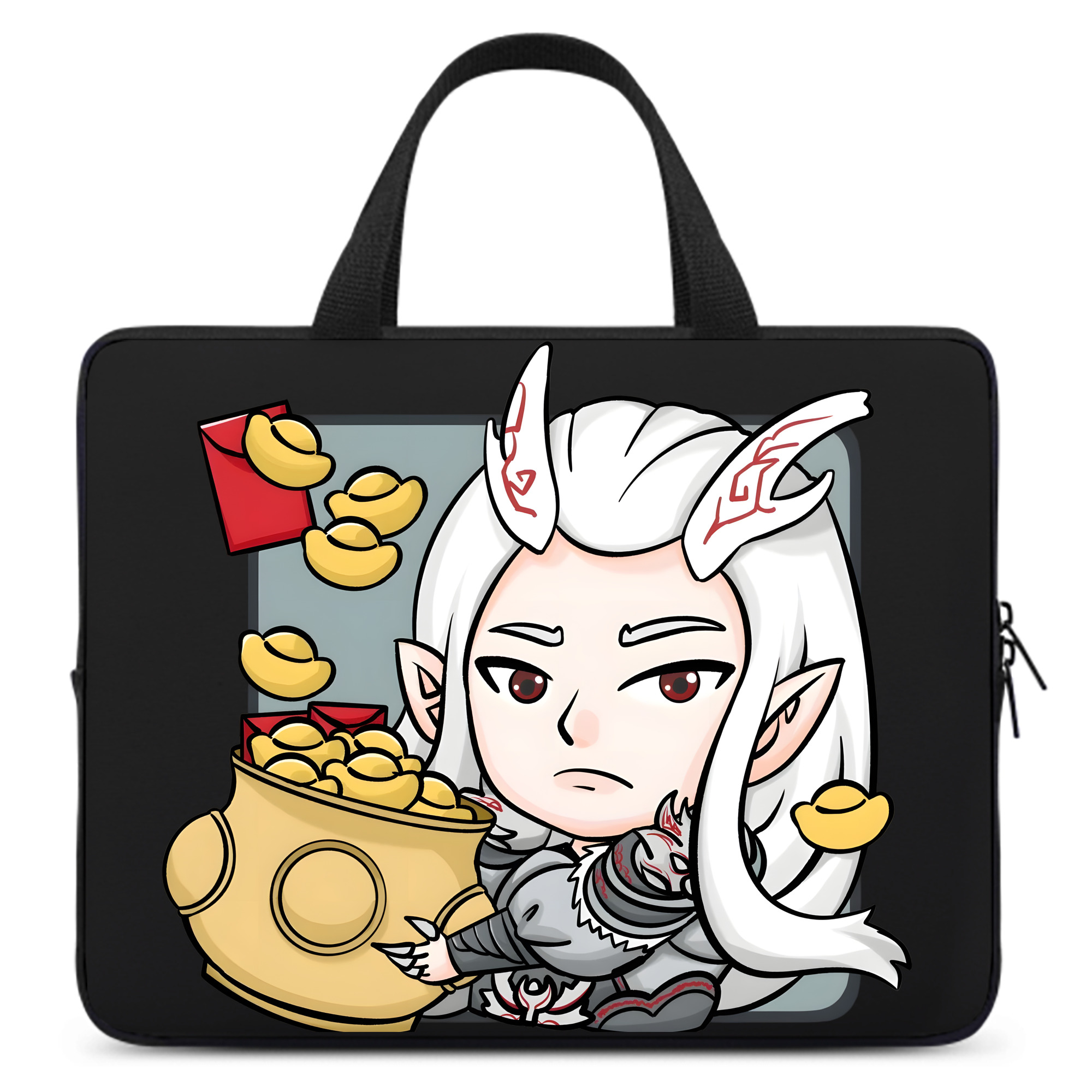 （画像用） Ne Zha 2 ナタ 魔童の大暴れ 手提げノートパソコンバッグ