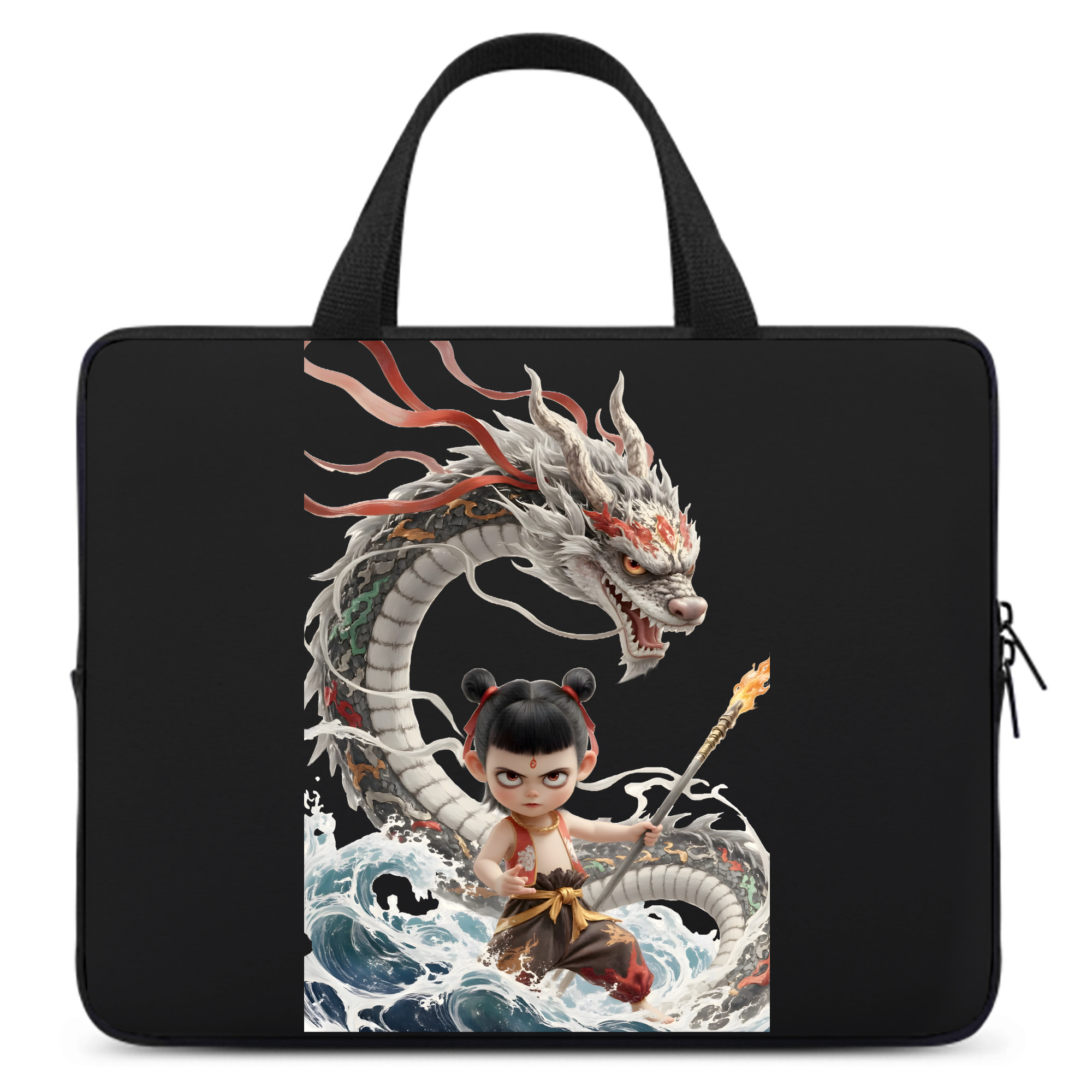 （画像用） Ne Zha 2 ナタ 魔童の大暴れ 手提げノートパソコンバッグ