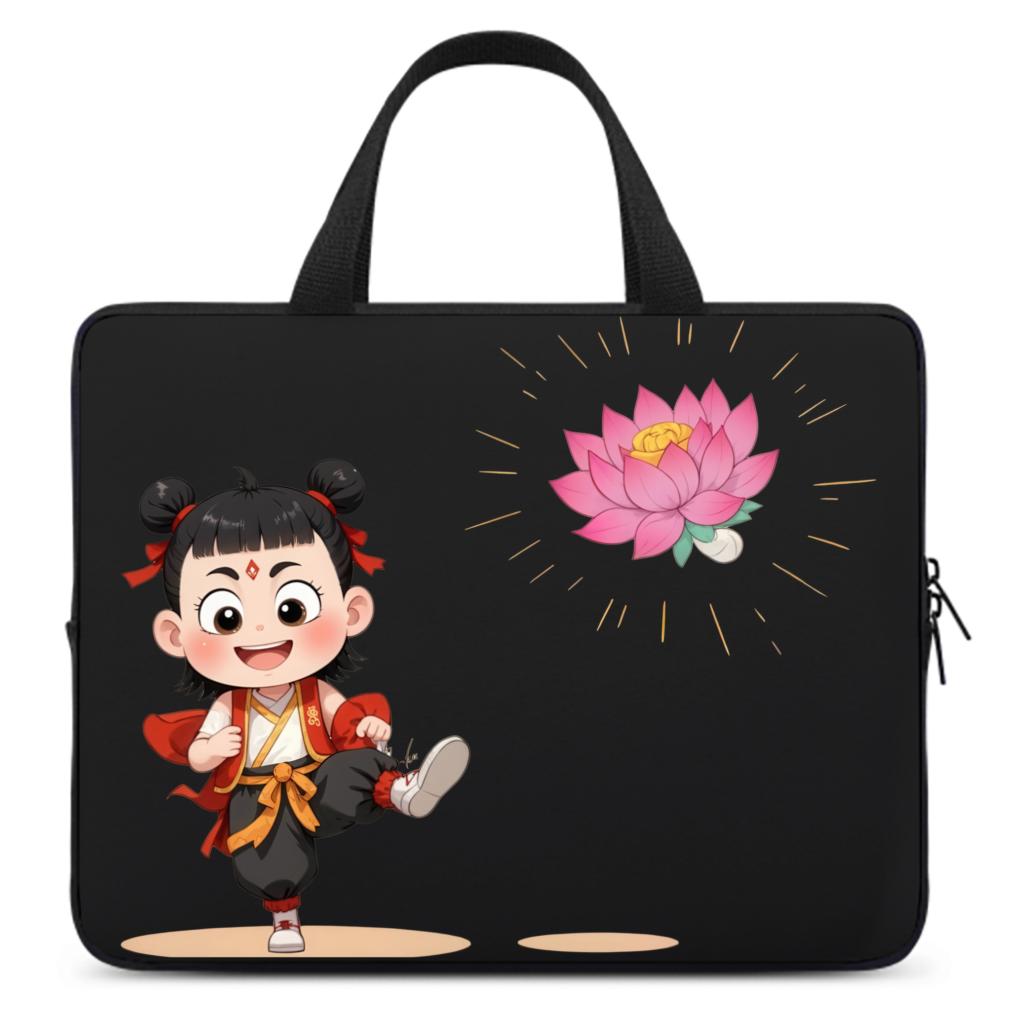（画像用） Ne Zha 2 ナタ 魔童の大暴れ 手提げノートパソコンバッグ