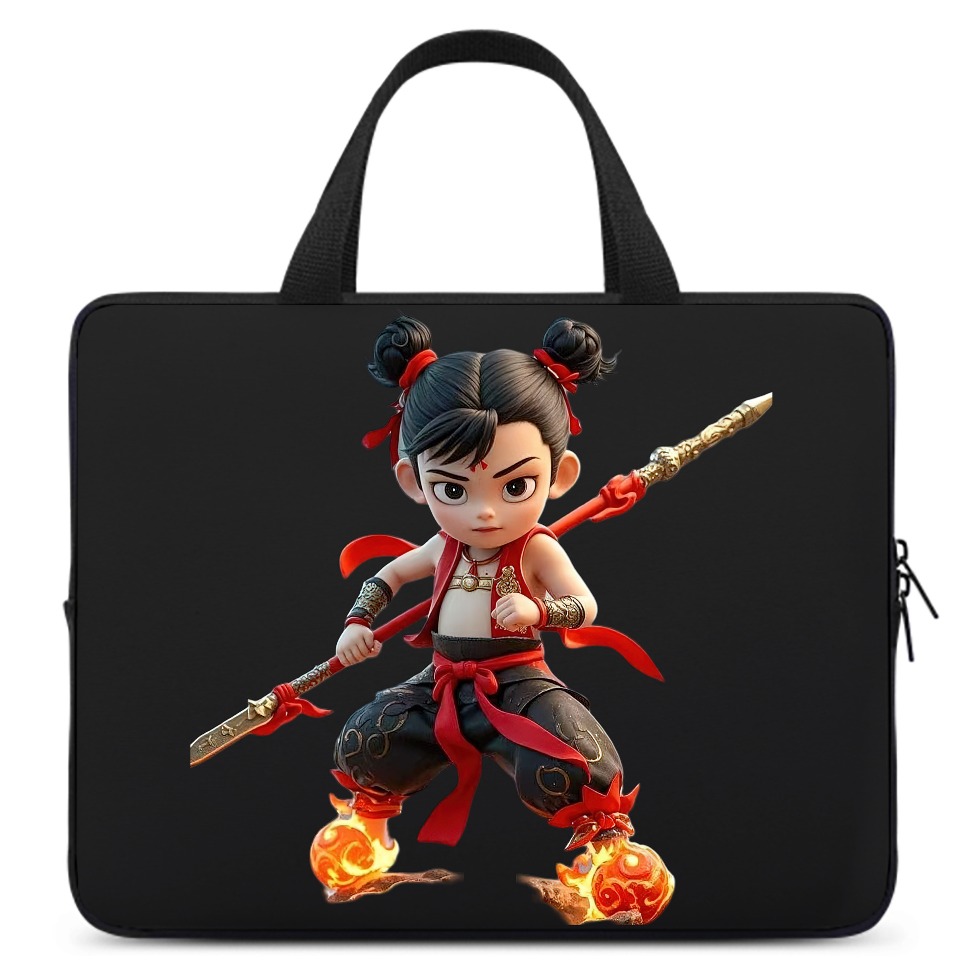 （画像用） Ne Zha 2 ナタ 魔童の大暴れ 手提げノートパソコンバッグ