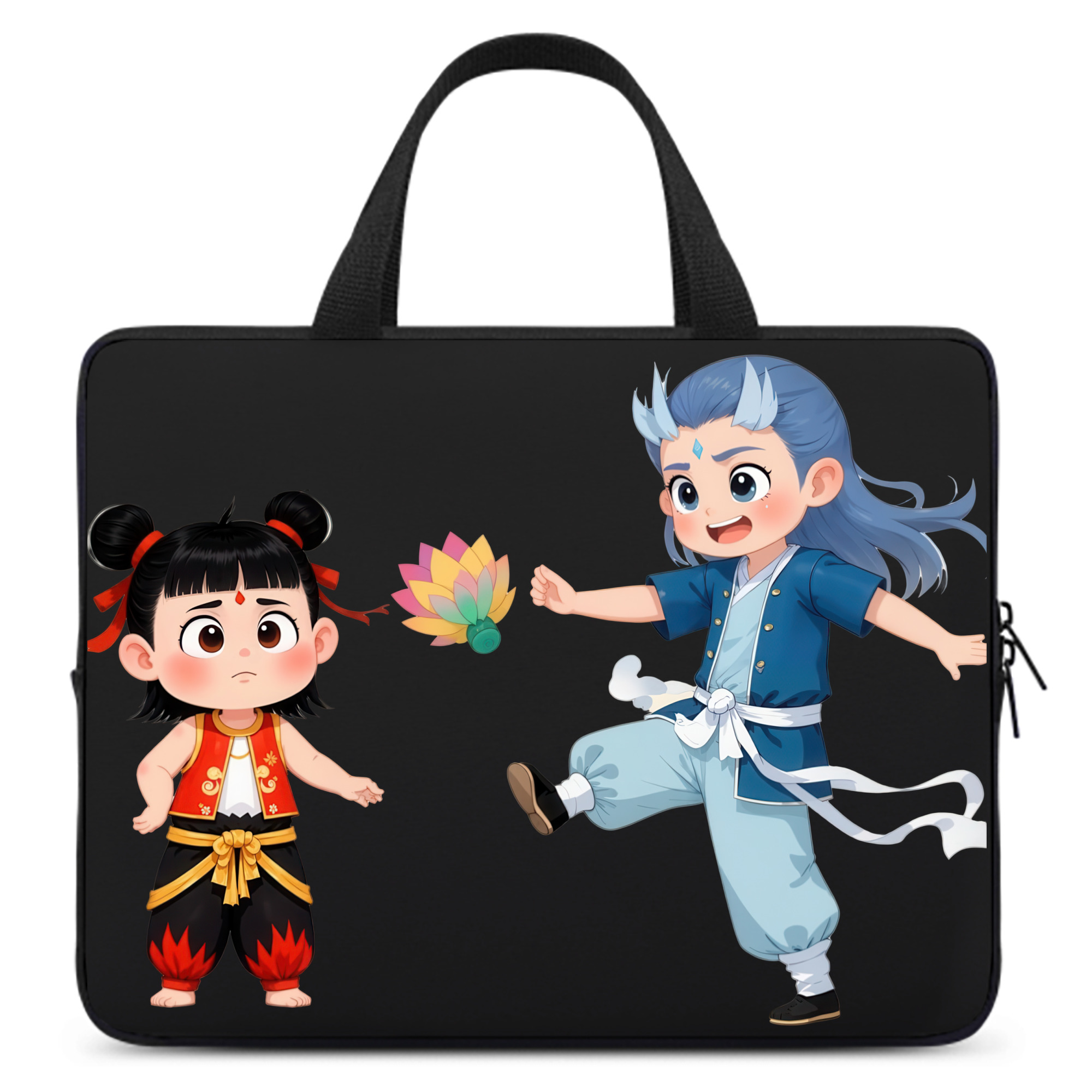 （画像用） Ne Zha 2 ナタ 魔童の大暴れ 手提げノートパソコンバッグ