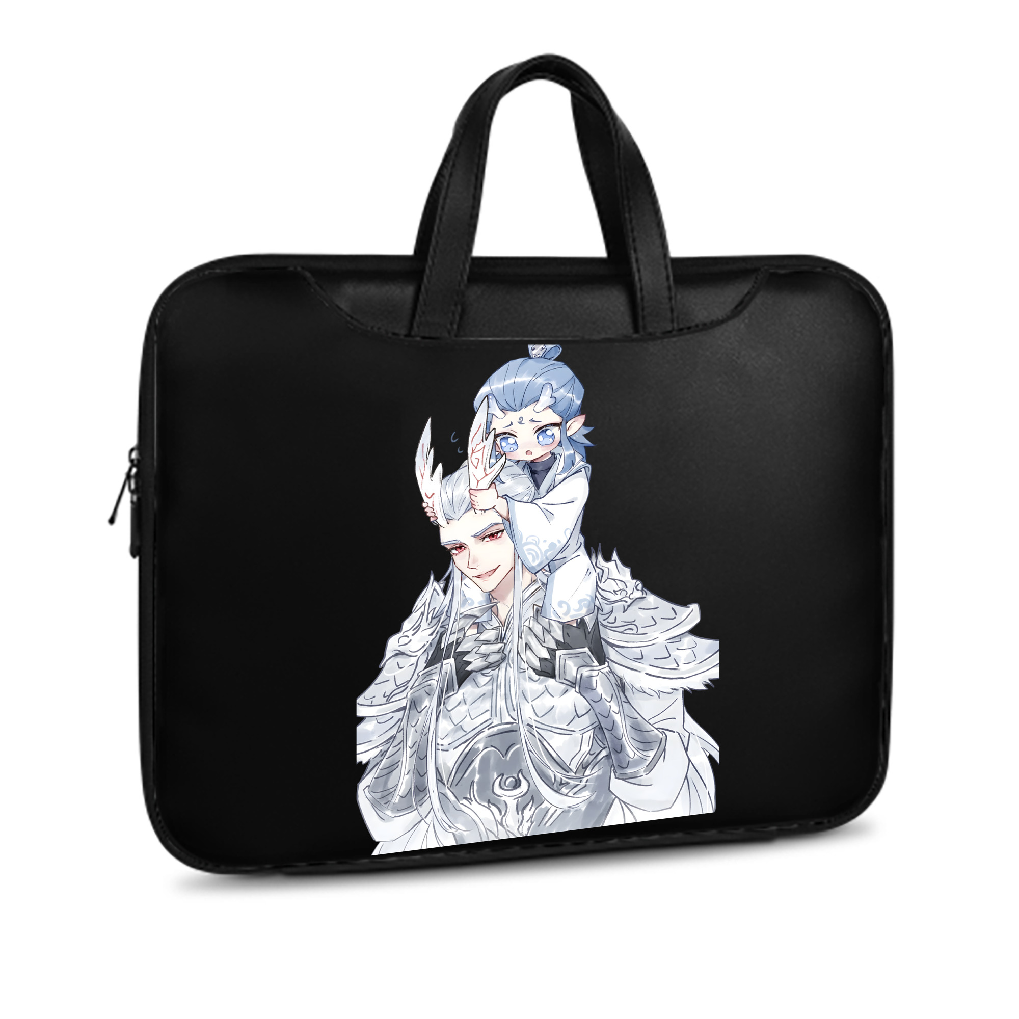 （画像用） Ne Zha 2 ナタ 魔童の大暴れ レザーラップトップバッグ　ノートパソコンケース