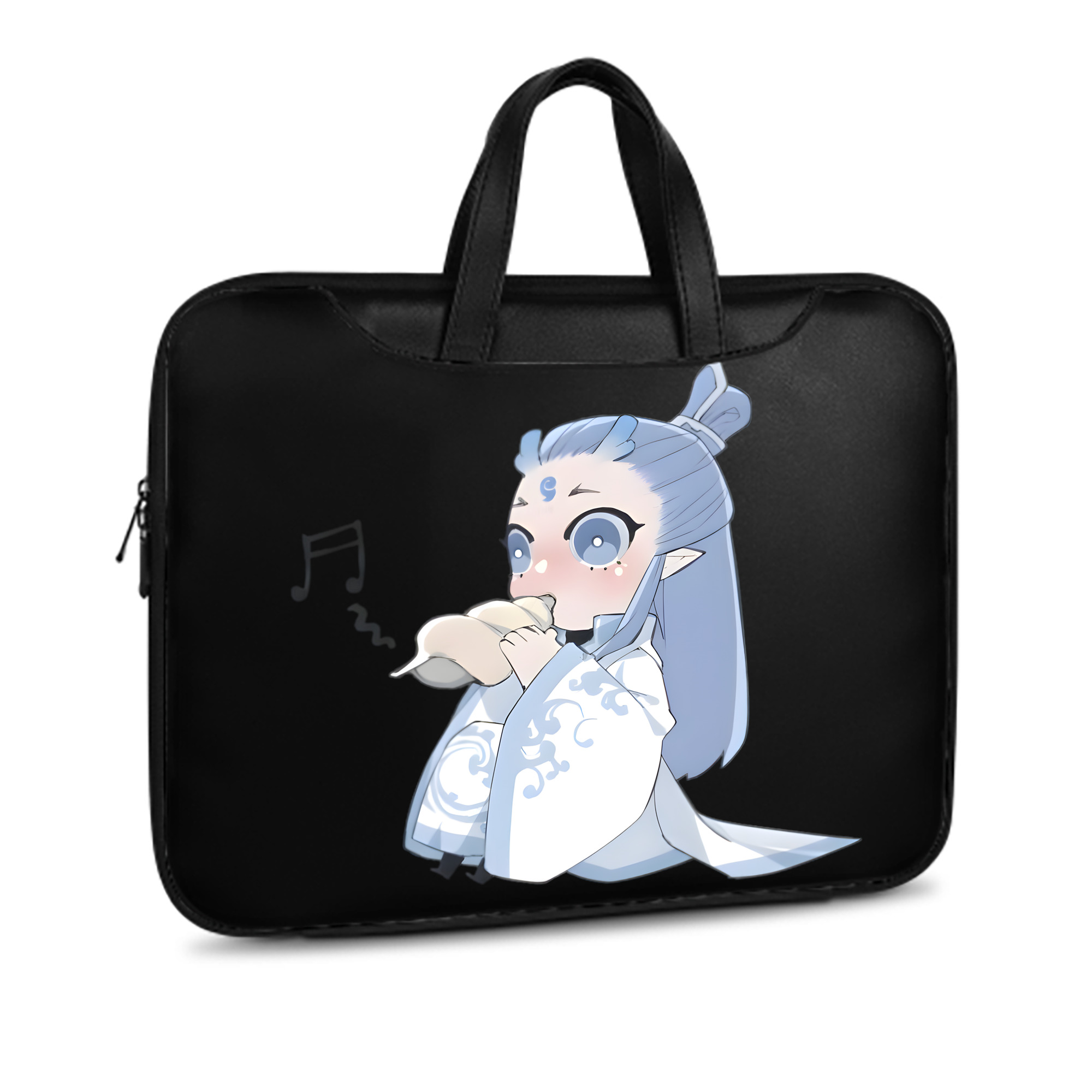 （画像用） Ne Zha 2 ナタ 魔童の大暴れ レザーラップトップバッグ　ノートパソコンケース
