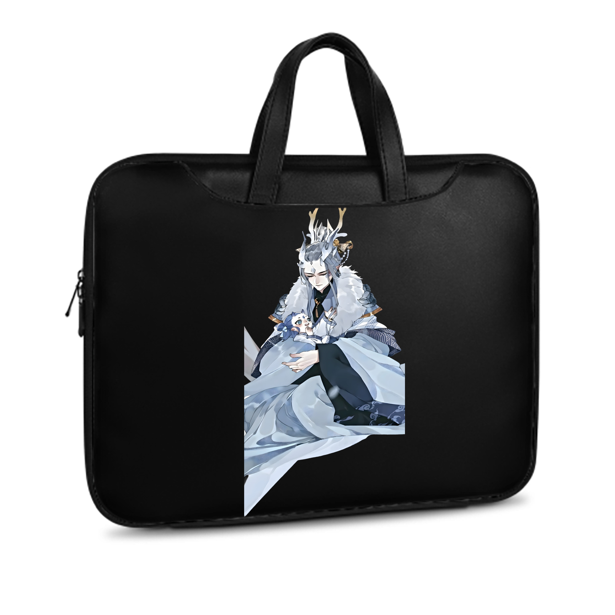 （画像用） Ne Zha 2 ナタ 魔童の大暴れ レザーラップトップバッグ　ノートパソコンケース