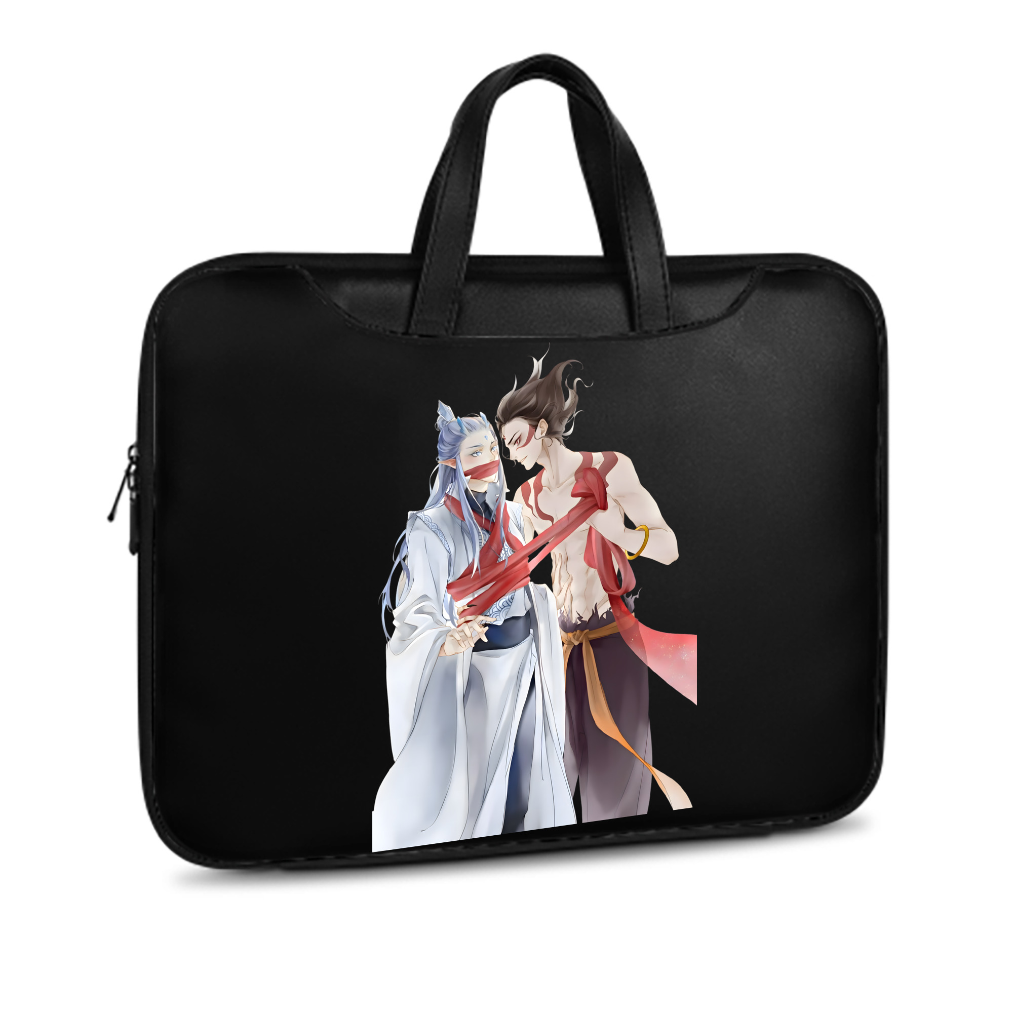 （画像用） Ne Zha 2 ナタ 魔童の大暴れ レザーラップトップバッグ　ノートパソコンケース