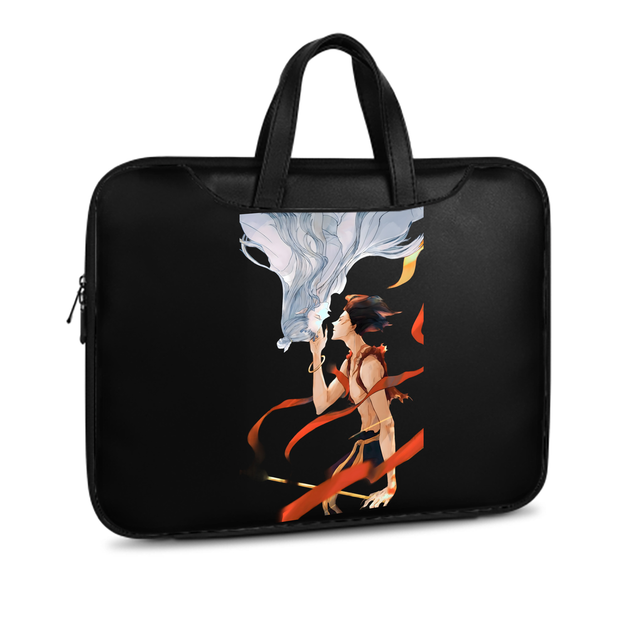 （画像用） Ne Zha 2 ナタ 魔童の大暴れ レザーラップトップバッグ　ノートパソコンケース