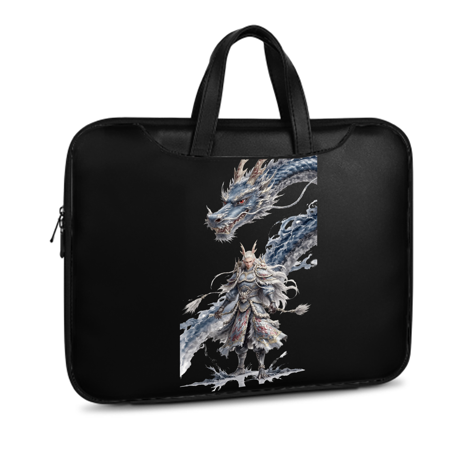 （画像用） Ne Zha 2 ナタ 魔童の大暴れ レザーラップトップバッグ　ノートパソコンケース