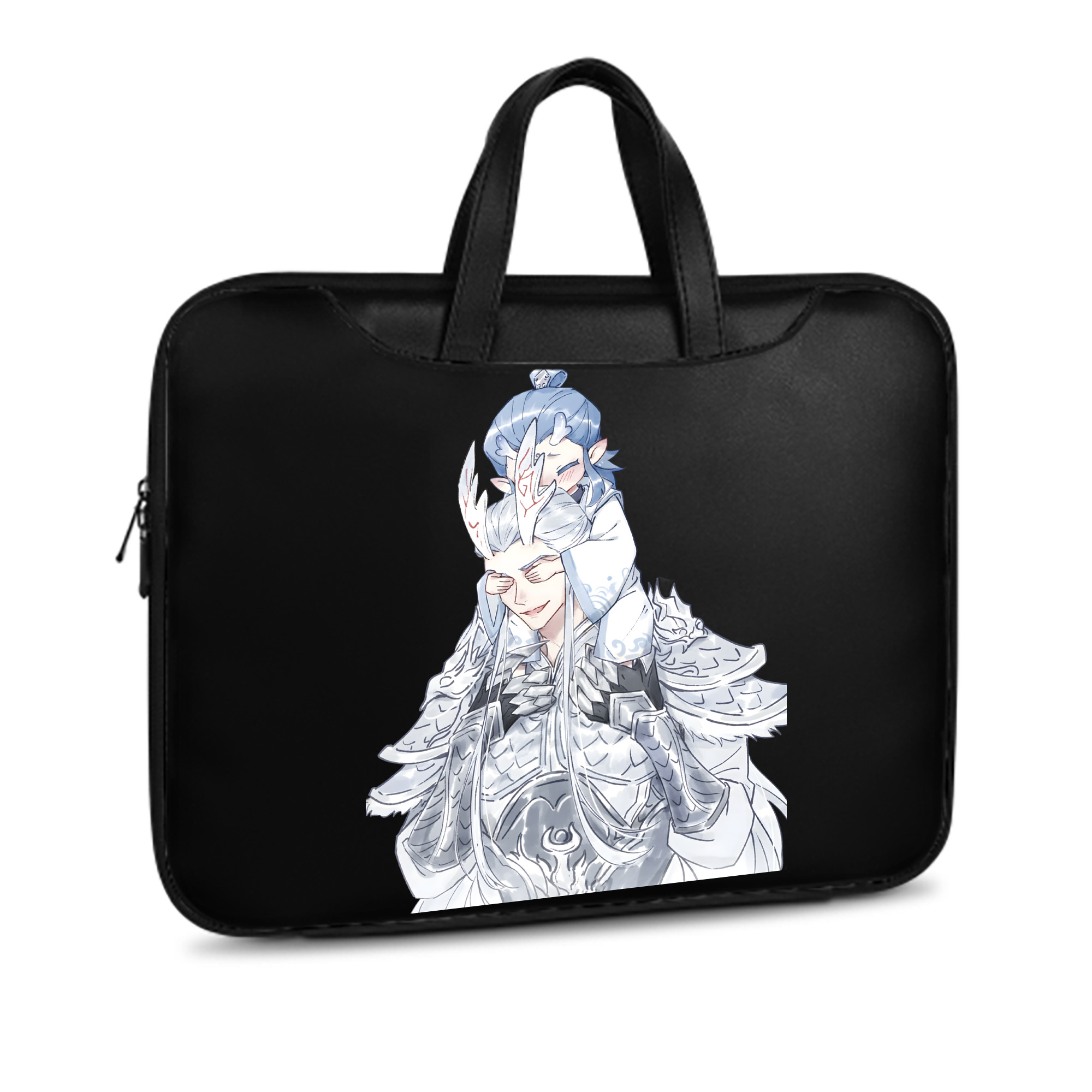 （画像用） Ne Zha 2 ナタ 魔童の大暴れ レザーラップトップバッグ　ノートパソコンケース