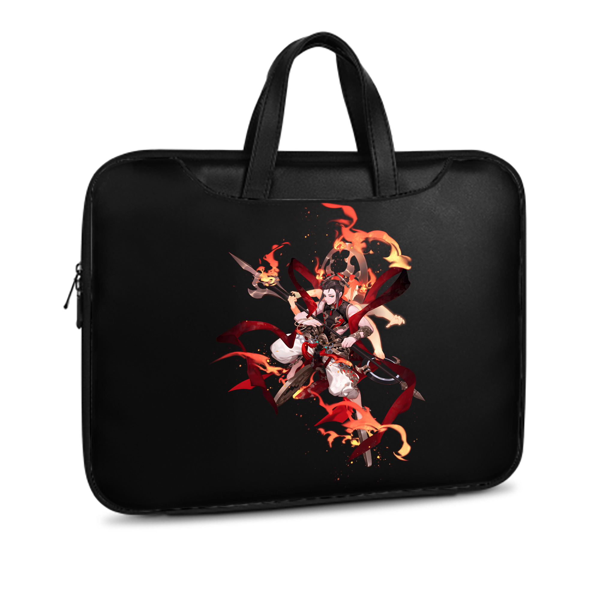 （画像用） Ne Zha 2 ナタ 魔童の大暴れ レザーラップトップバッグ　ノートパソコンケース